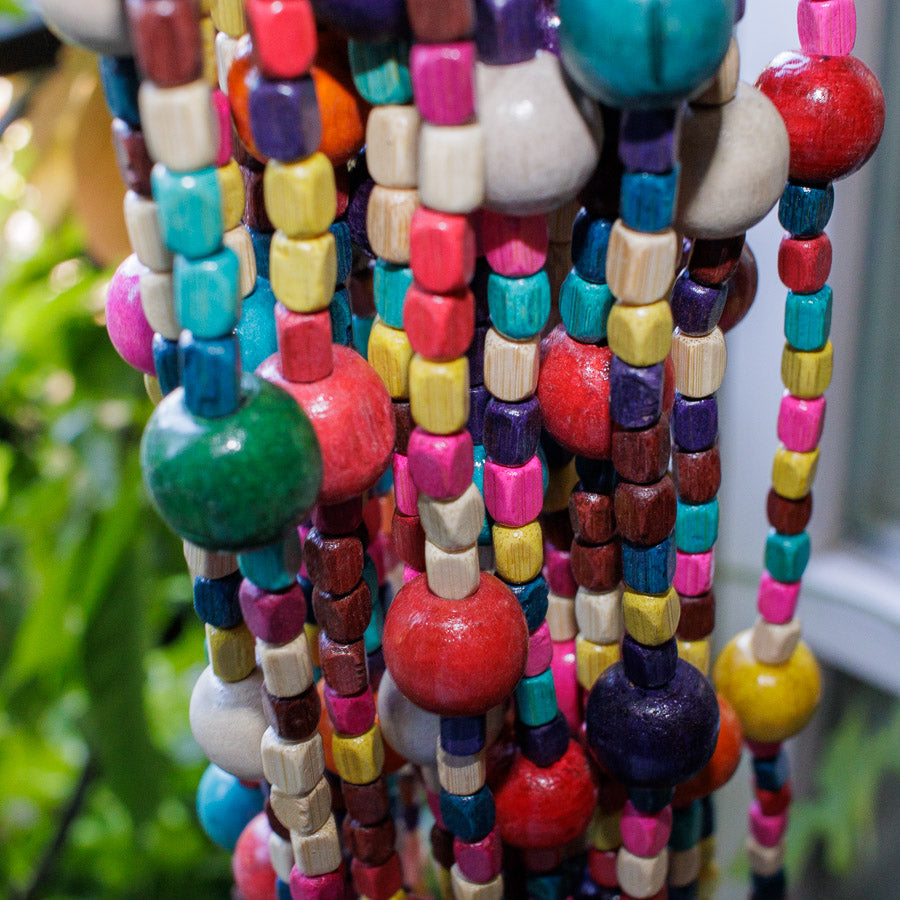 Wooden Beaded Curtain