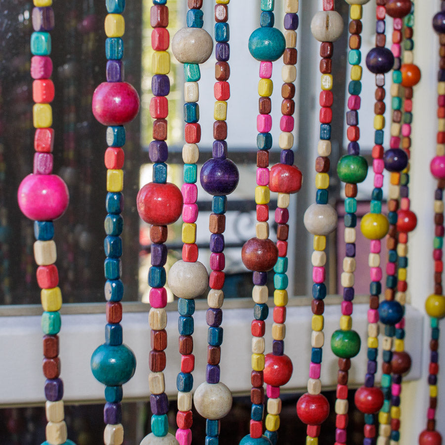 Wooden Beaded Curtain