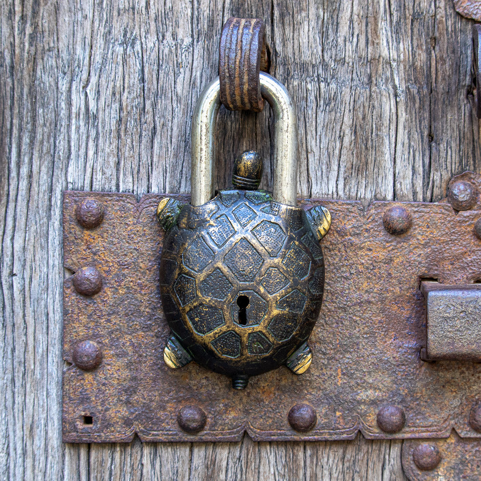 Brass Tortoise Padlock
