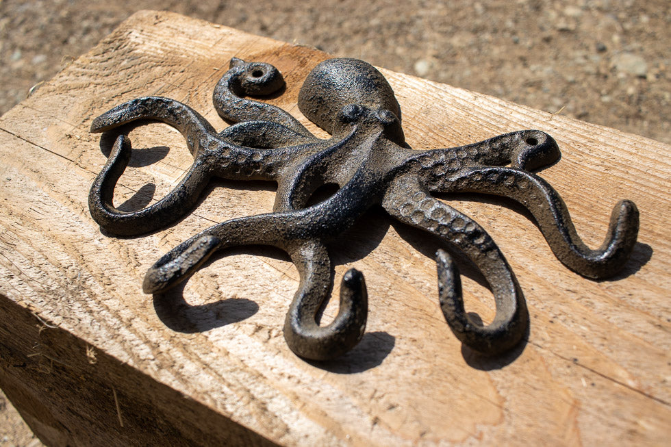 Cast Iron Octopus Key Hook