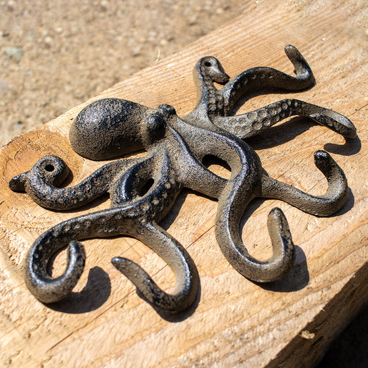 Cast Iron Octopus Key Hook
