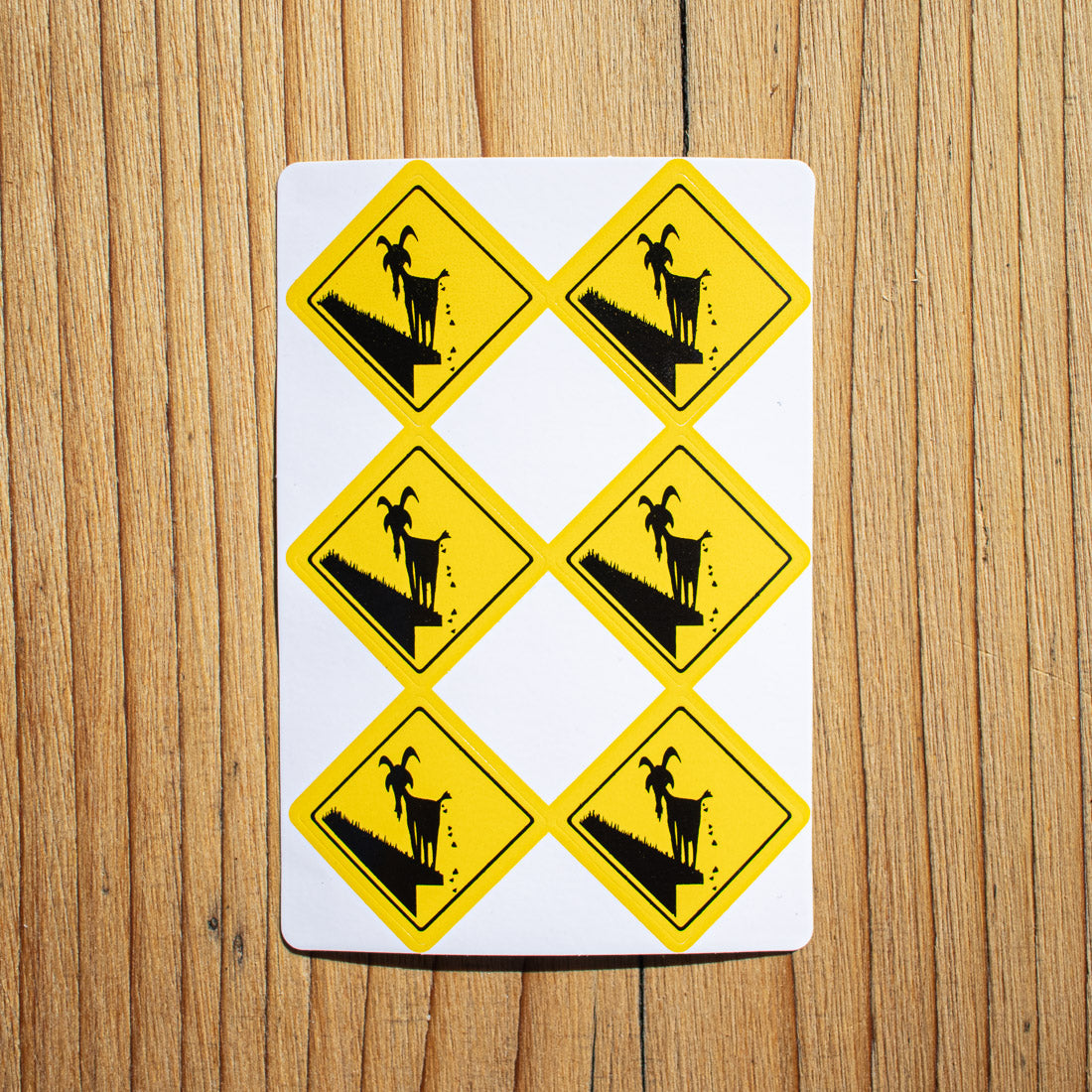 Mini Goats on Roof Stickers