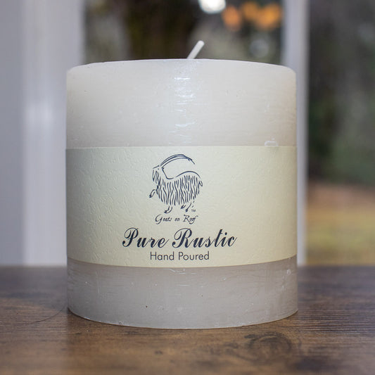 10x10cm Rustic Ivory Candles