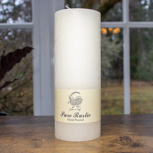 18cm Rustic Ivory Candles