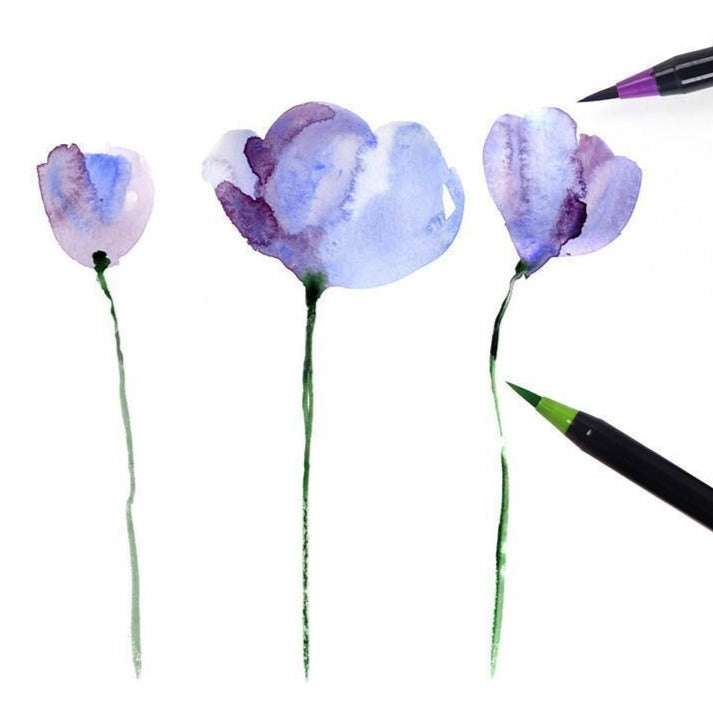 21pc Watercolour Brush Pens