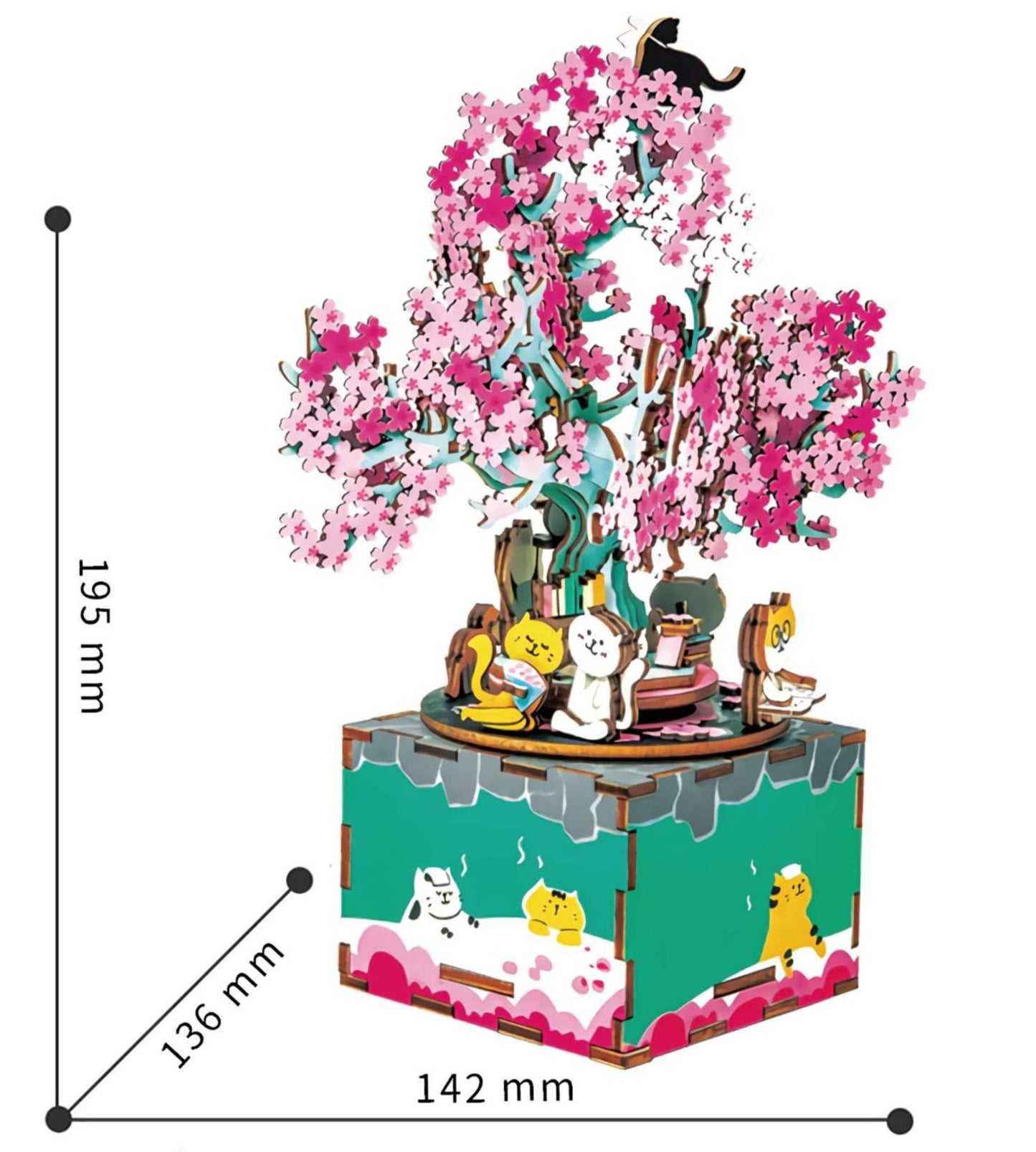 Cherry Blossom Tree Music Box