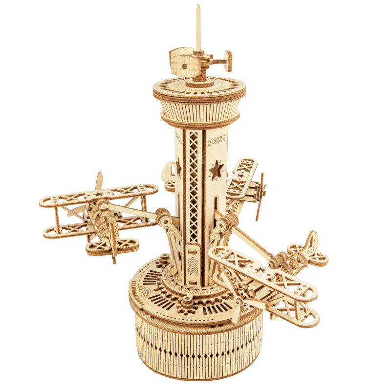 Airplane Tower Music Box