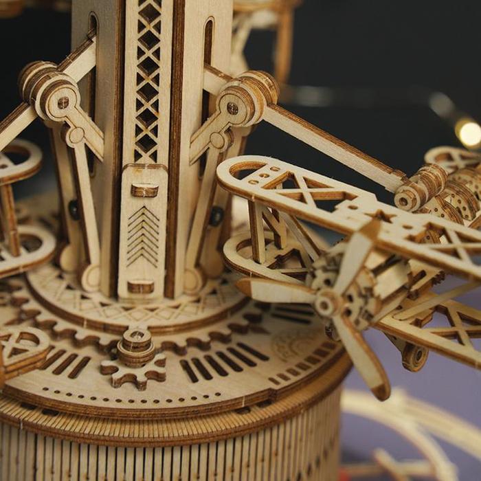 Airplane Tower Music Box