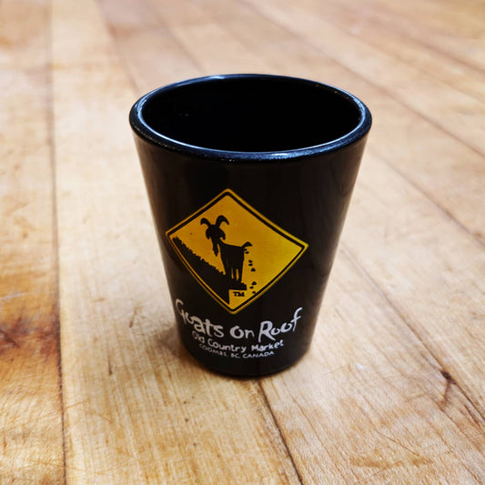 Goats on Roof Shot Glass