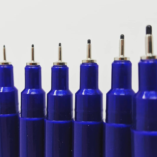 8 Size Fineliner Drawing Pens