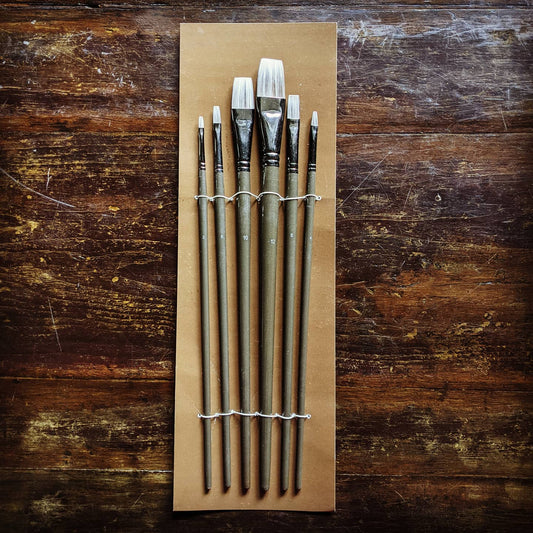 Professional Synthetic Brush Set of 6