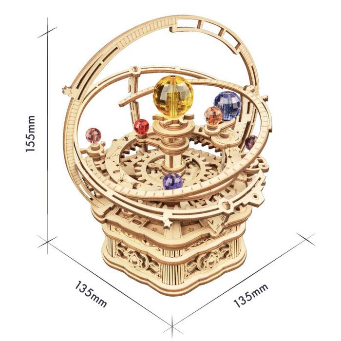 Starry Night Planets Music Box