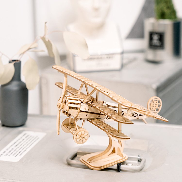 Bi Plane Wooden Puzzle