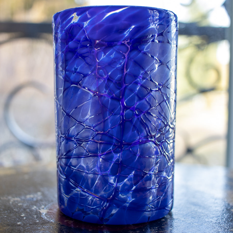 Mexican Blue Cobweb Tumbler (Set of 4)