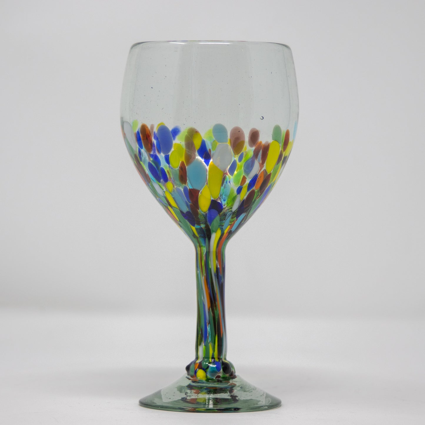 Mexican Confetti Wineglass