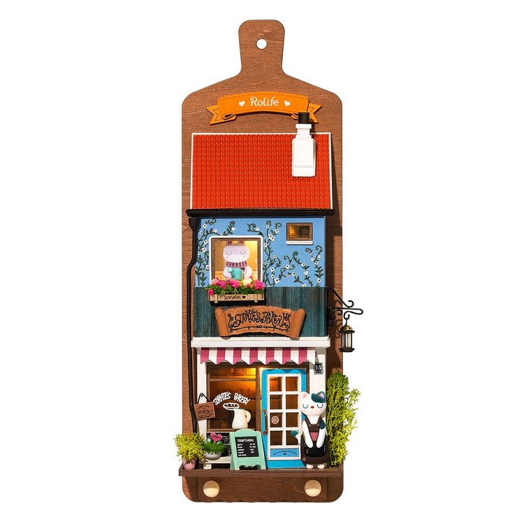 Robotime Aroma Toast Lab DIY Miniature House