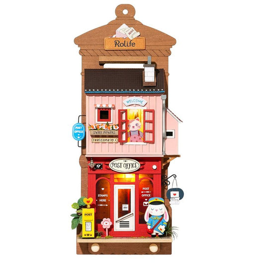 Robotime Post Office DIY Miniature House