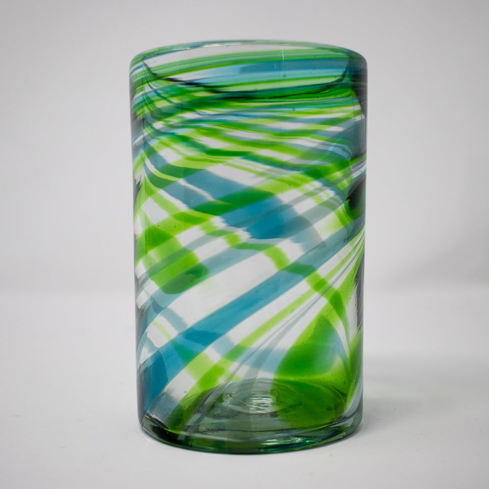 Mexican Green Swirl Tumbler (Set of 4)