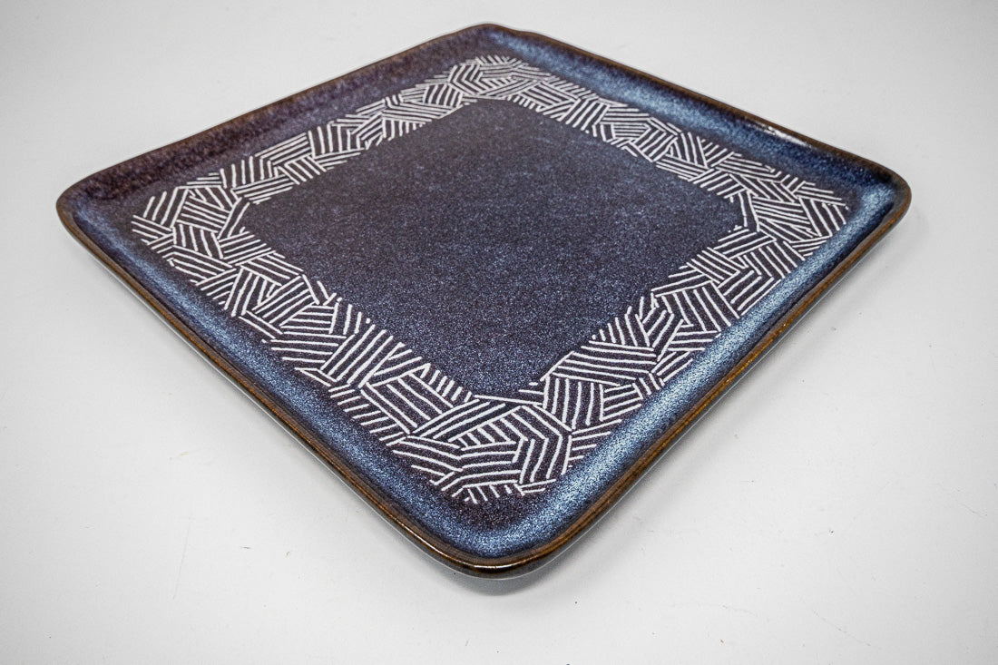Large Blue Reactive Plate