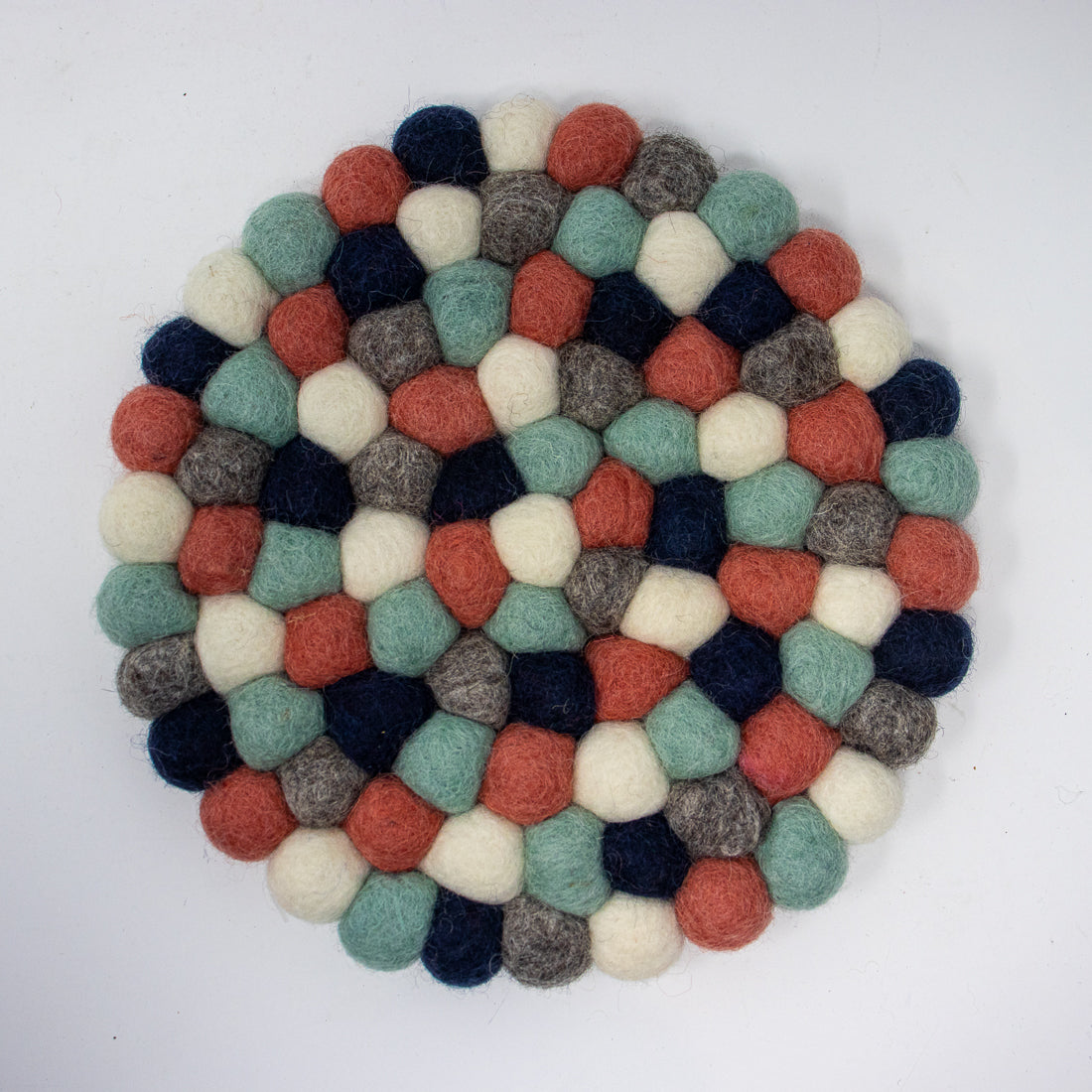 Nepalese Felt Ball Trivet