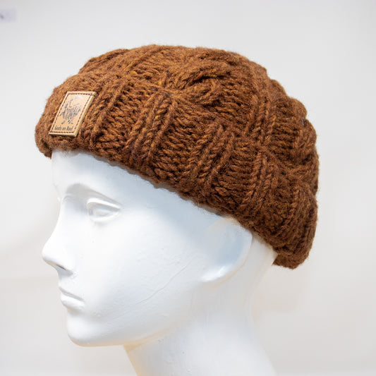 Brown Wool Toque