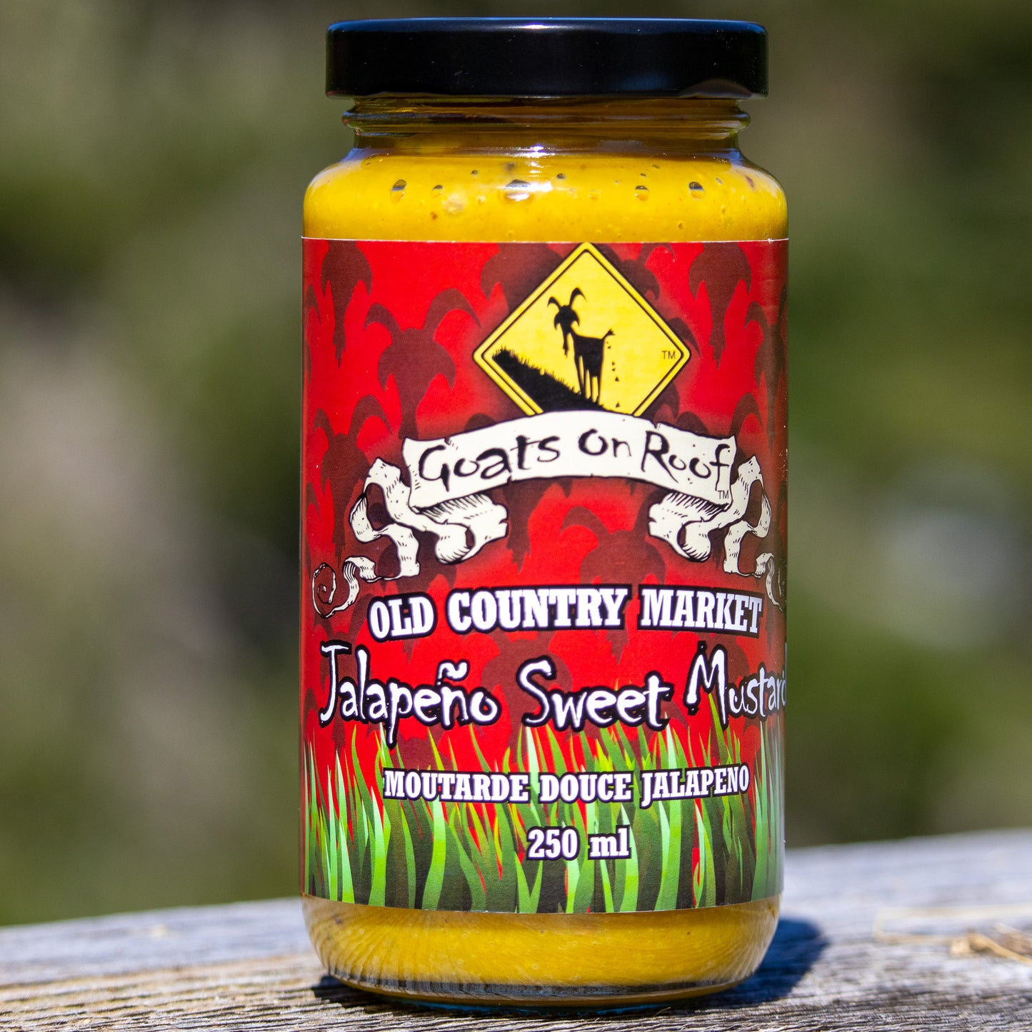 Goats on Roof Mustard