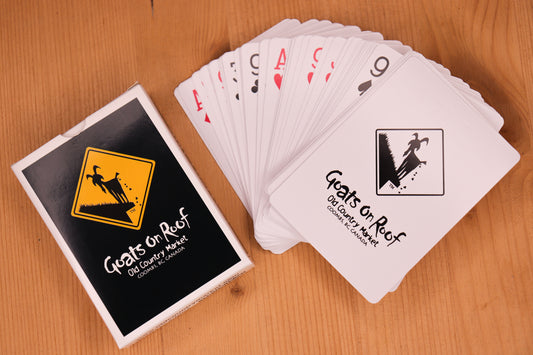 Goats on Roof Playing Cards
