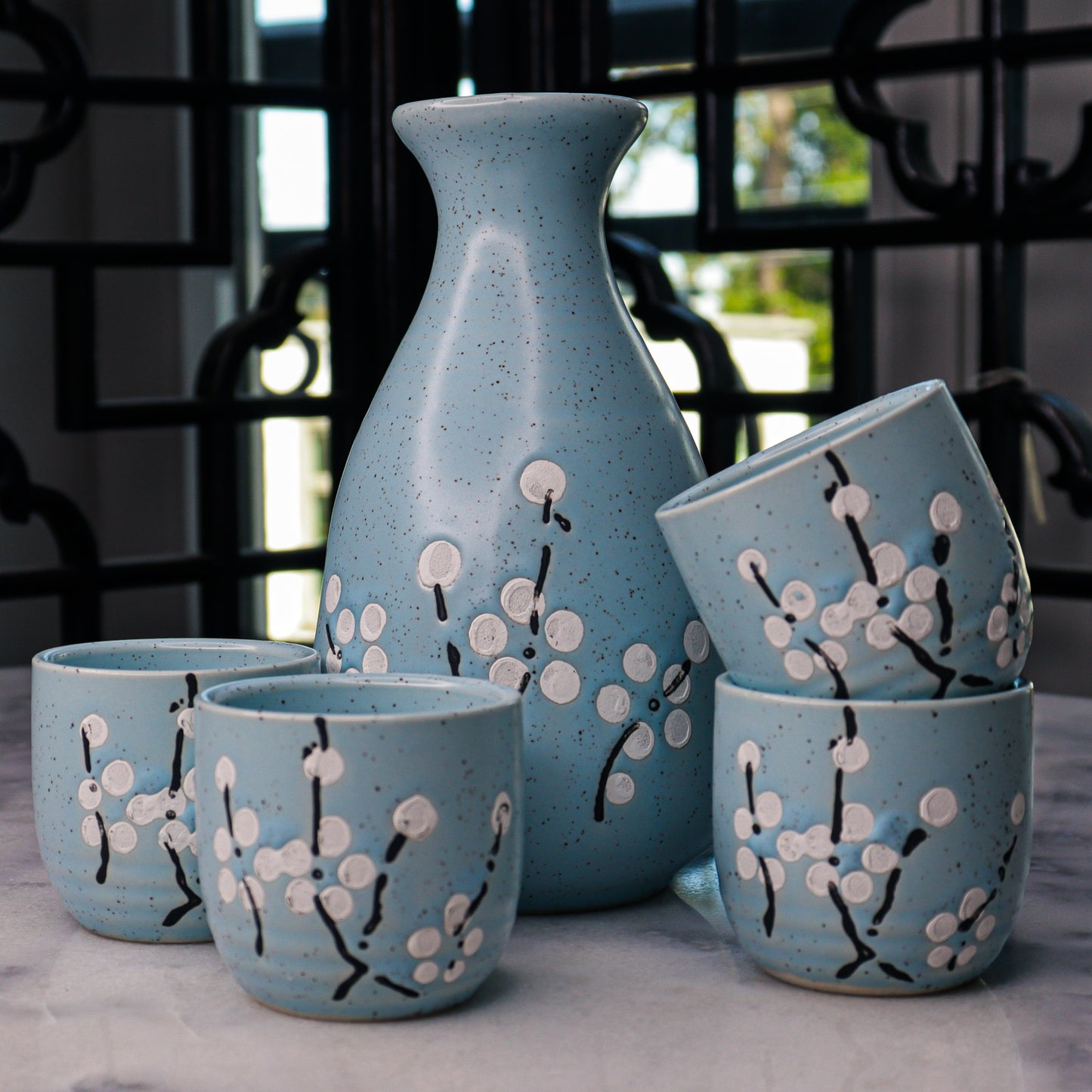 Stoneware Sake Set