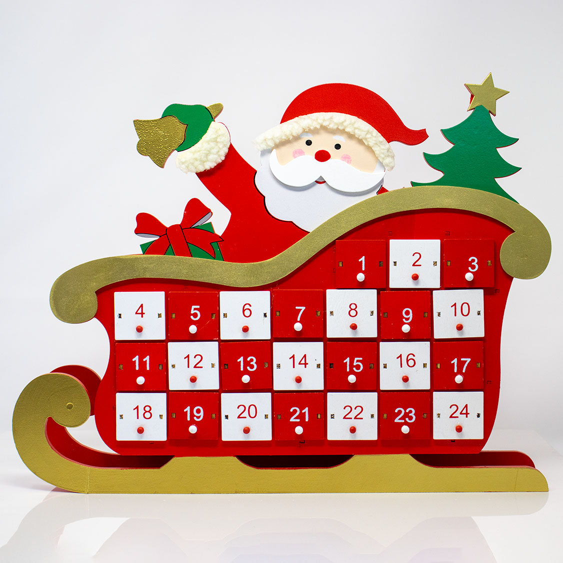 Santa's Sleigh Advent Calendar