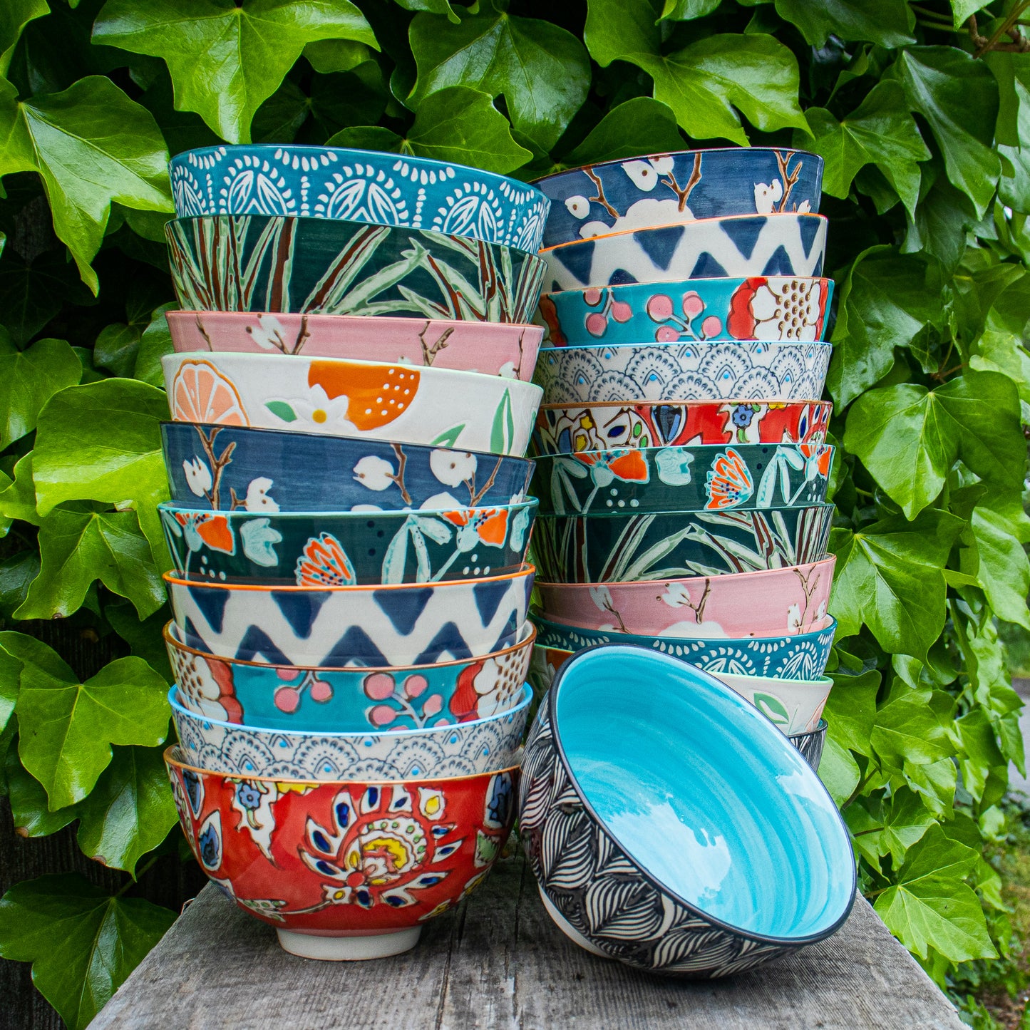 Small Hand-Painted Bowl