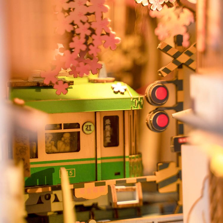 Sakura Tram DIY Book Nook
