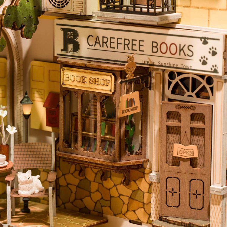 Sunshine Town DIY Book Nook