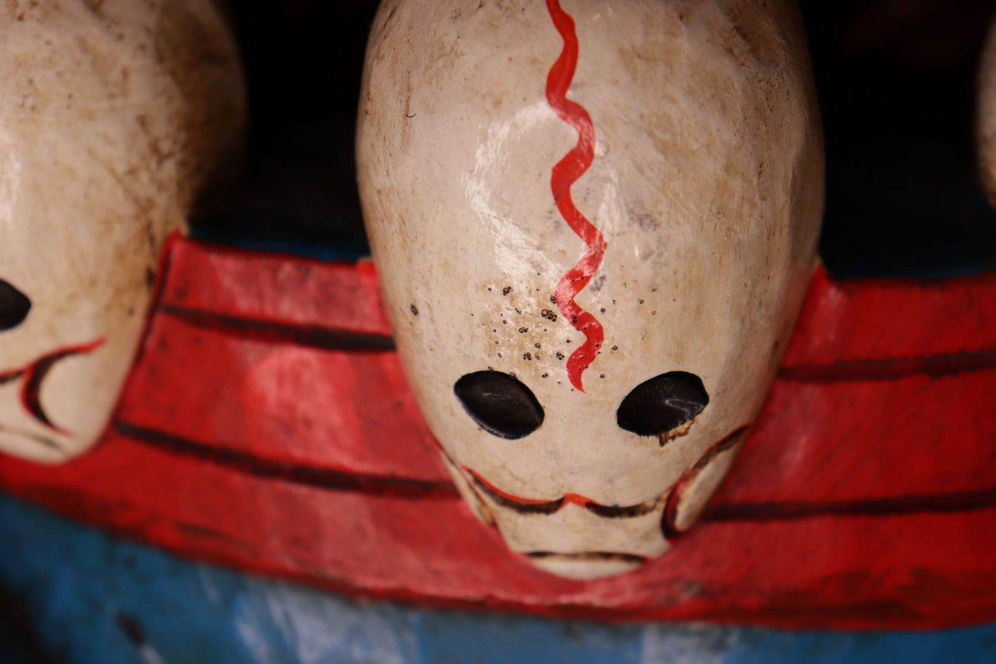 Carved Wooden Vajrapani Mask