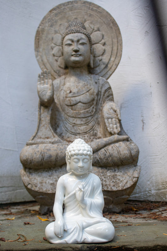 Ceramic Sitting Buddha