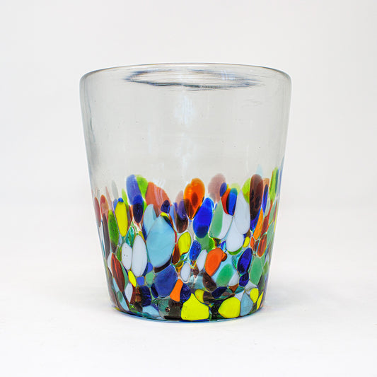 Small Mexican Confetti Mosaic Tumblers (Set of 4)