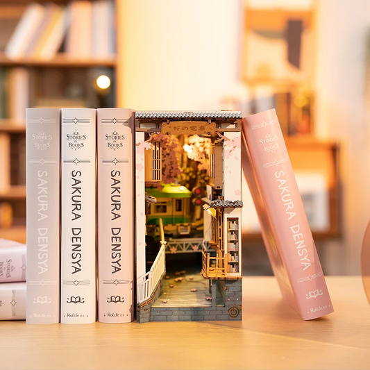 Sakura Tram DIY Book Nook