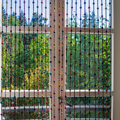 Wooden Beaded Curtain