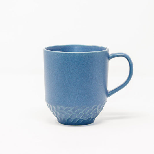 Blue Dimpled Mug