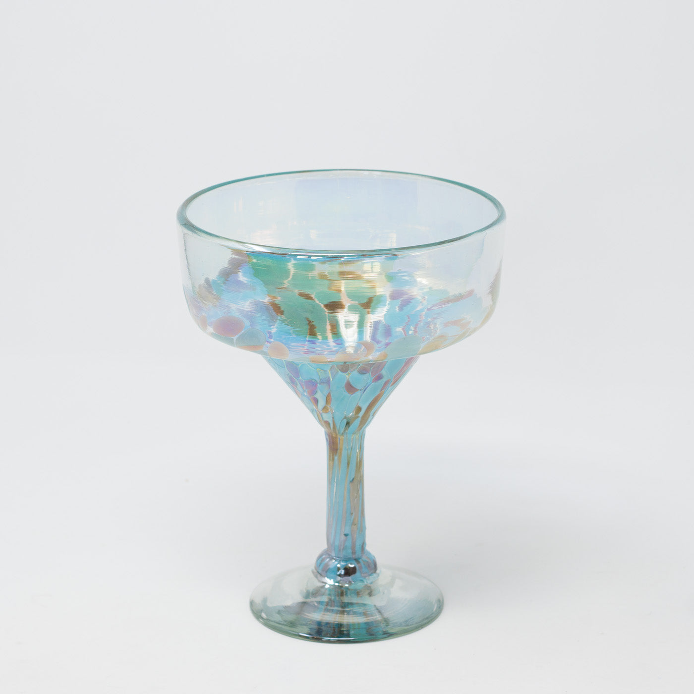 Mexican Lustrous Margarita Glass