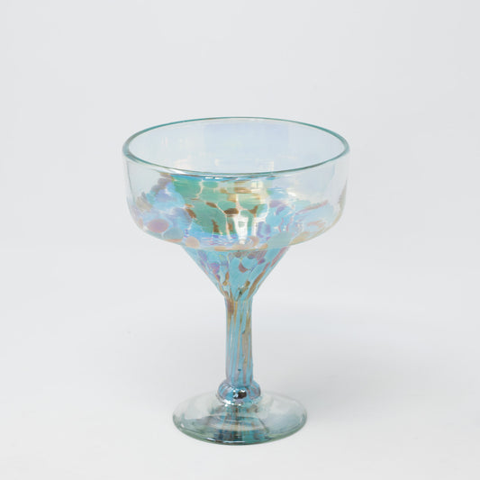 Mexican Lustrous Margarita Glass