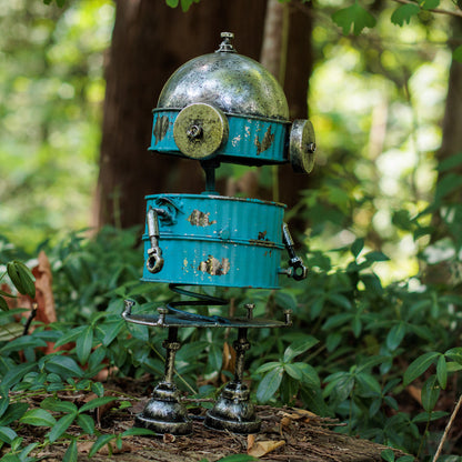 Blue Metal Robot
