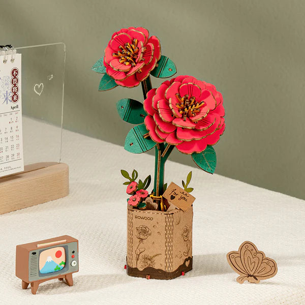 Robotime Wooden Flower Models