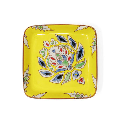 Hand-Painted Square Plates