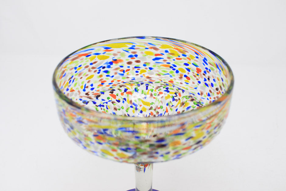 Mexican Confetti Margarita Glass