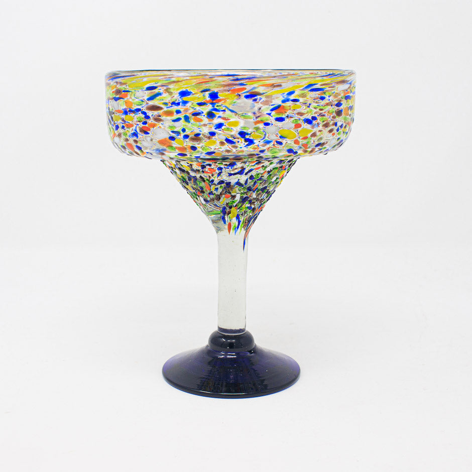 Mexican Confetti Margarita Glass