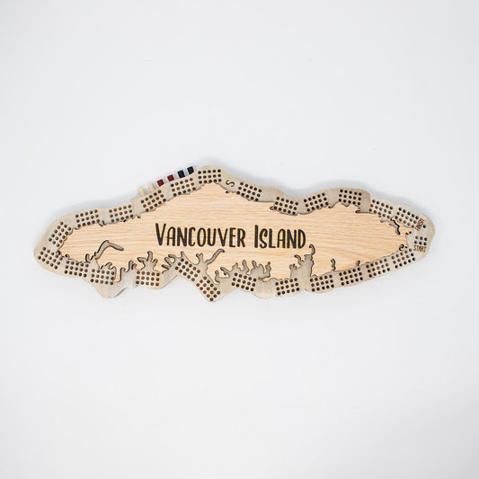 Vancouver Island Cribbage Board