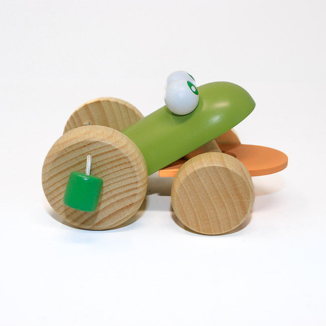 Wooden Frog Push Toy