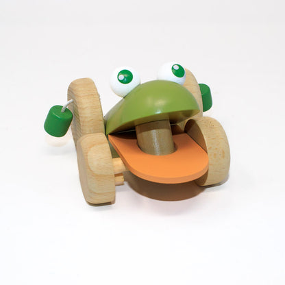 Wooden Frog Push Toy
