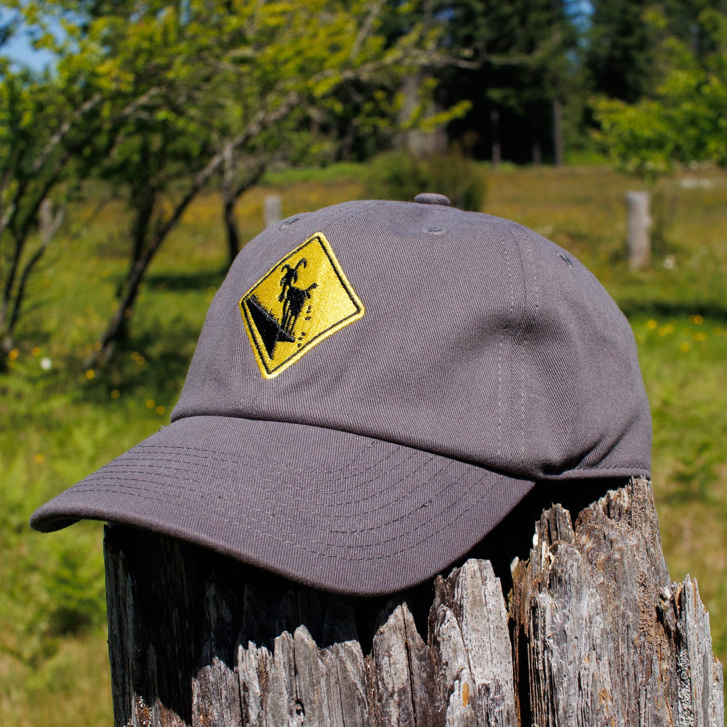 Goats on Roof Ball Cap