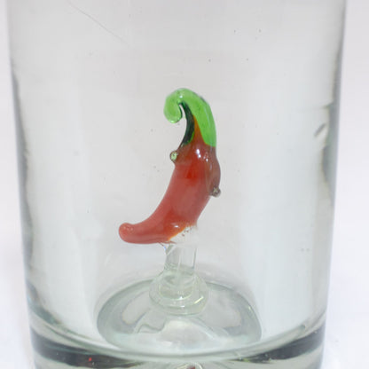 Tall Shot Glass With Chili